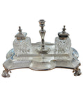 Victorian Sterling Silver Standish. London, 1878. Walter & John Barnard.
